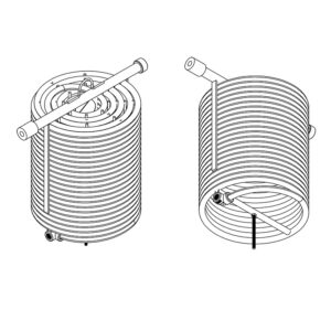 18" Coil, Landa NG Fired, Sch 80